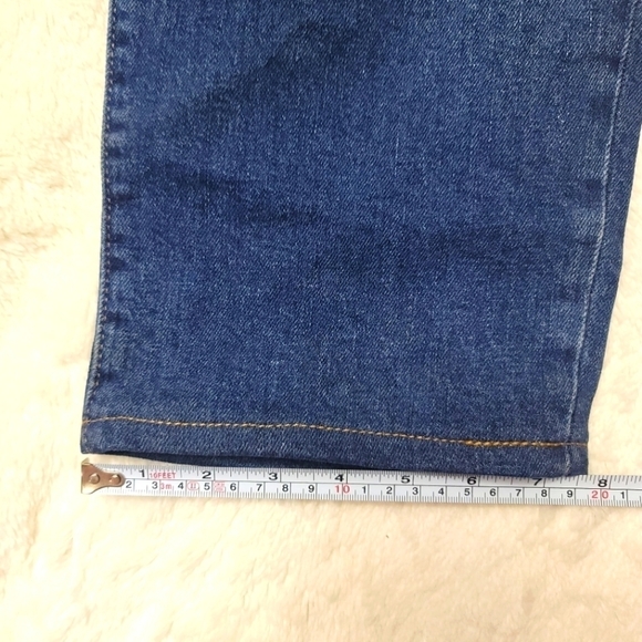 Old Navy Sky -Hi Straight Carpenter's Jeans Size 8 In Blue - Picture 7 of 15